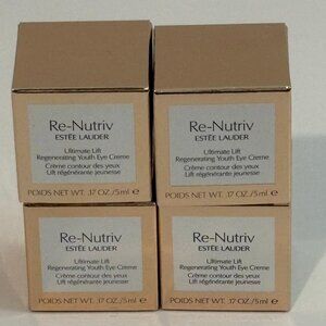 4 Estee Lauder Re-Nutriv Ultimate Lift Regenerating Youth Eye Creme 5ml.